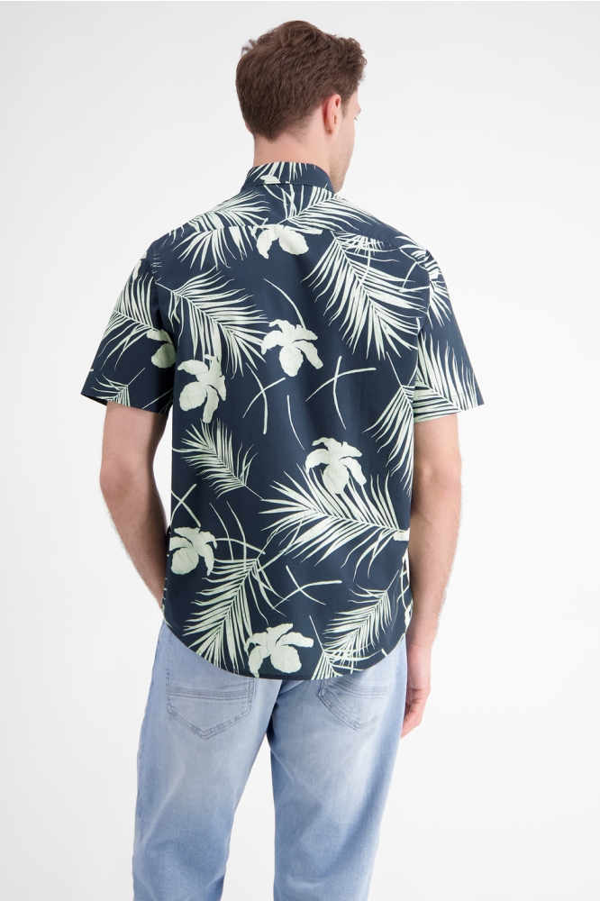 OVERHEMD MET KORTE MOUWEN IN HAWAIIAANSE STIJL 2562043 485 CLASSIC NAVY